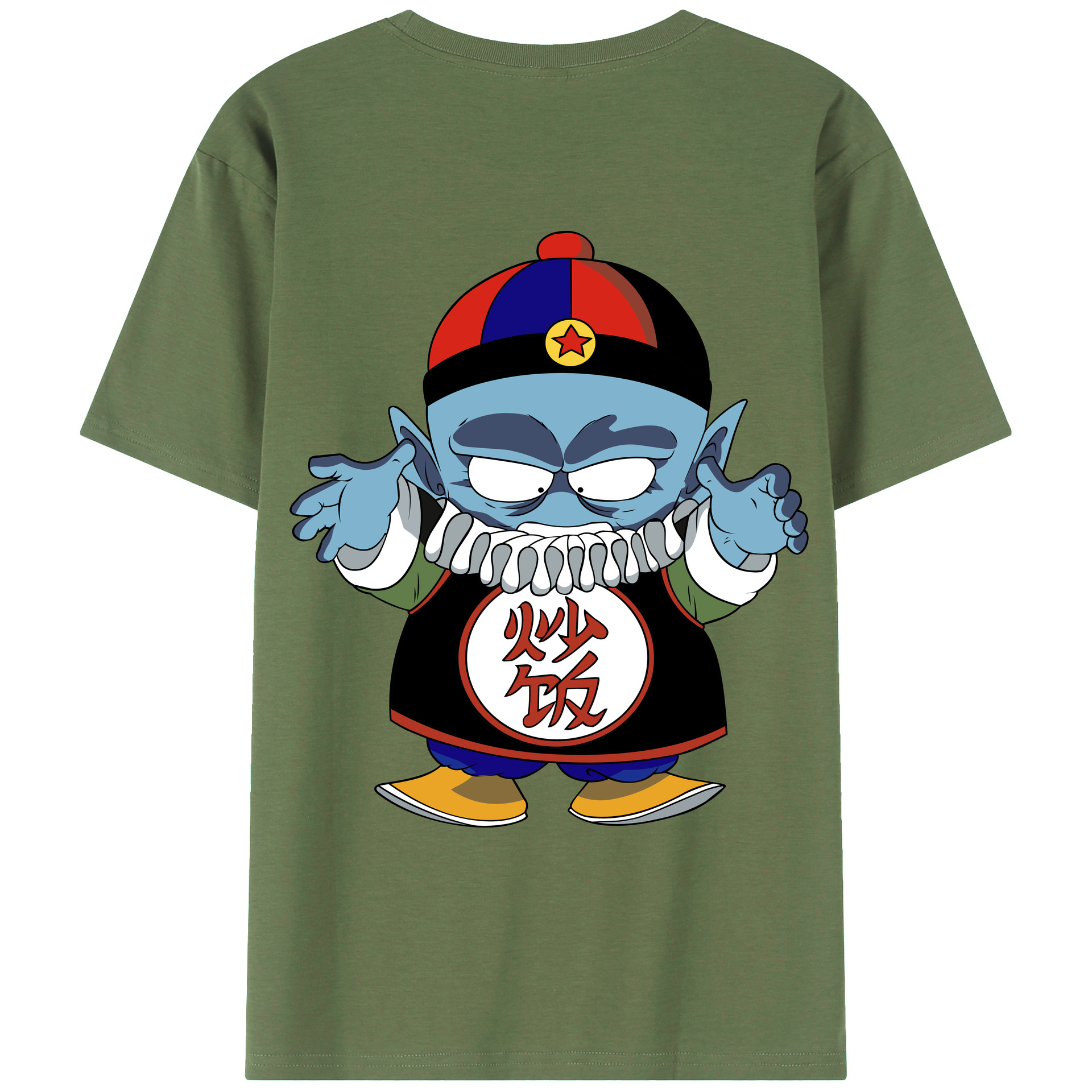 （画像用） ドラゴンボール DRAGON BALL 綿100％ メンズ半袖Tシャツ（バックプリント） 通気性